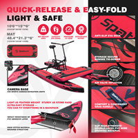 Spatium Nouvelle Collection Pontons Bateaux à pédales aquatiques gonflables Hydrofoil Vélos à vendre
