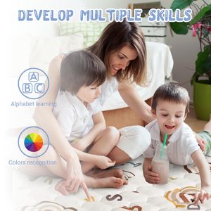 <span class=keywords><strong>Tapis</strong></span> de jeu extra épais pour bébé, grand <span class=keywords><strong>tapis</strong></span> doux, <span class=keywords><strong>puzzle</strong></span>, jouet éducatif pour les tout-petits et les bébés en mousse. - Product Image 4