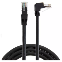 Câble réseau Ethernet LAN RJ45 Cat5 Cat5e Cat6 Cat7 Cat8 à angle droit 90 degrés UTP FTP blindé en sac OPP