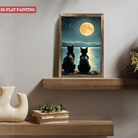 Toile d'art encadrée en bois 20x30cm Fun Dip