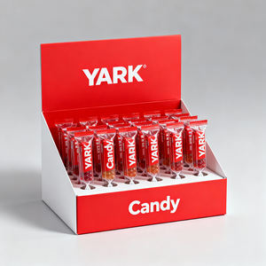 Branded Rigid Cardboard Display <b>Boxes</b> Matt Lamination Embossing Custom Size for Candy Gummies <b>Chocolate</b> Retail Sales Packaging - Product Image 6