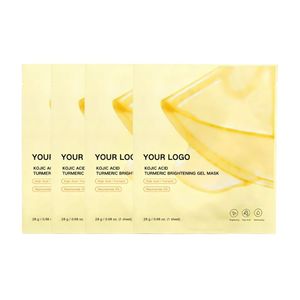 Mascarilla Facial OEM de Ácido Kójico y Colágeno con Cúrcuma, Iluminadora e Hidratante, Marca Privada - Product Image 1
