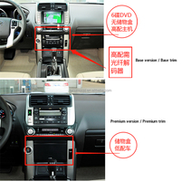 Kit de mise à niveau intérieur pour Toyota Prado LC150 FJ150 2010-2017, ensemble de garnitures intérieures pour transformation de l'ancien modèle en nouveau, mise à niveau au style 2018