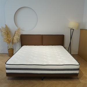 Giá rẻ thoải mái đôi kích thước giường nệm pad có thể tháo rời Bìa mềm dệt kim vải bệnh viện sử dụng túi cán Latex phức tạp - Product Image 1