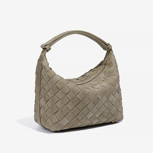 กระเป๋ากล่องอาหารกลางวันขนาดเล็กลายวอลเลซเคลือบผิวด้านสำหรับผู้หญิงปรับสายคล้องไหล่ได้กระเป๋าถือทอหรูหราน้ำหนักเบา - Product Image 3