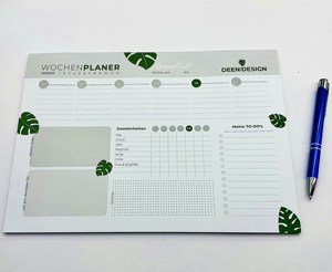 定制打印<span class=keywords><strong>A4</strong></span> 50张桌面计划笔记本，便于记录工作计划 - Product Image 3