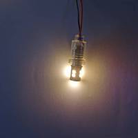 Petite lampe de décoration E10 Base AC/DC6v-12v 2w 2200k 2700k Led Ampoule