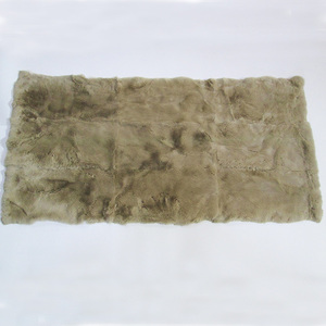 Peau de lapin <span class=keywords><strong>rex</strong></span> chinois XJ de haute qualité teinte, fourrure brute, moelleuse, haute densité, douce pour l'hiver, plaque de peau pour vêtements féminins - Product Image 2