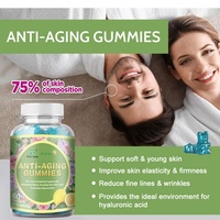 Daynee anti-aging gummies Vegan blauwe fruitige gummies Suiker-vrije huidverzorgingsondersteuning Daynee voedingssupplement
