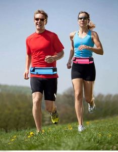 Ceinture de sport extensible avec poches pour hommes et femmes, idéale pour la course à pied, la randonnée et les activités de plein air - Product Image 1