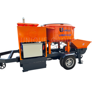 Bomba mezcladora de hormigón diésel 40 M3H Bomba mezcladora de hormigón de fábrica 78 KW Autocarga - Product Image 2