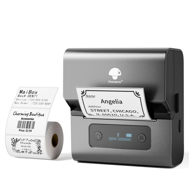 M221 Thermal Label Maker Price Tag Printing Printer Wireless Label Barcode Printer for Label/address/QR Code/business