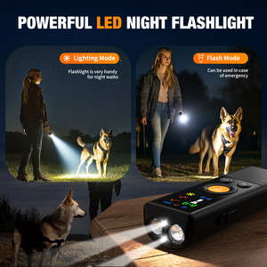 Nuevo lanzamiento, pantalla colorida, dispositivo antiladridos disuasorio de ladridos de perros, repelente ultrasónico de mano para perros, para el mal comportamiento - Product Image 5