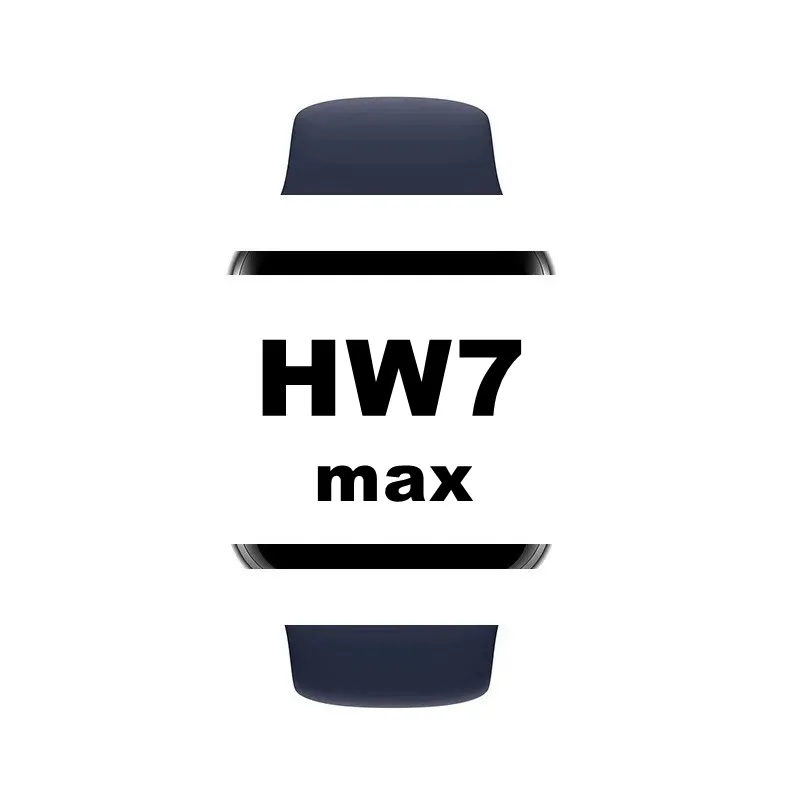 Newest Wireless Charging hw7 max Super Big Screen 1.99 Inc Smart Watch Series 7 for men woman