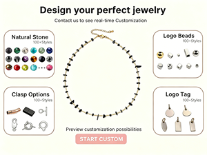 Collier en gros de pierres naturelles et de perles, bijoux avec pendentif coquillage cauris pour boutiques et promotions de la Fête des Mères - Product Image 2