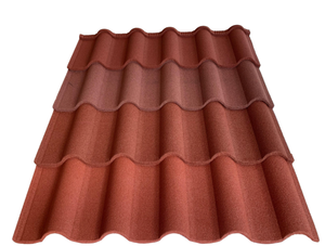 Tuiles de toiture en aluminium-zinc revêtues de pierre, style moderne, colorées, pour application extérieure, tuiles de crémaillère - Product Image 2