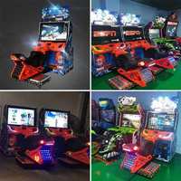 Simulateur de course de motos Snocross à monnayeur 220V, machine d'arcade en plastique et métal, anglais/espagnol/japonais 1