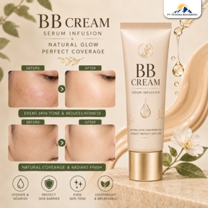Fluido Radiante para el Cuidado de la Piel con Infusión de Suero, Crema BB de Cobertura Perfecta, Crema con Infusión de Suero para Uniformar el Tono - Product Image 6
