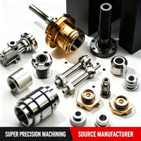 Bagian Mesin Bubut CNC Kustom 5 Axis, Mesin Penggilingan Presisi, Pemesinan CNC Presisi, Baja Anti Karat, Aluminium, Bagian Kecil