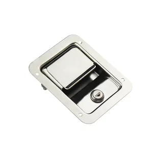 SK1-50013 Factory hot sale Top 1 tool box stainless steel paddle latch lock /Truck Rear Door Paddle Latch Lock