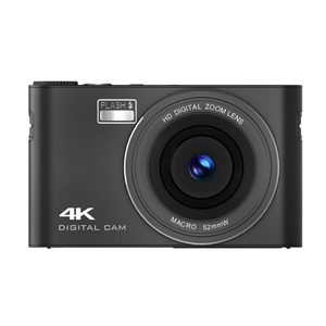 Caméra selfie 5K HD avec zoom numérique 18x, mise au point automatique et lumière d'appoint LED, compatible YouTube/TikTok, utilise une carte SD - Product Image 6