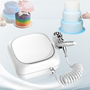 Kit d'aérographe portable professionnel avec compresseur d'air silencieux, faible bruit, pour la pâtisserie, la coiffure, la teinture des cheveux, le maquillage, la peinture de modèles, le tatouage - Product Image 4