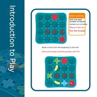 Jeu de société de construction de voies de circulation, labyrinthe, jeu de société, jouets éducatifs pour enfants, entraînement à la pensée, jouet interactif parent-enfant