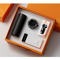 Coffret Cadeau Promotionnel de Luxe Personnalisé : Gourde, Masseur Cervical, Power Bank, Gadgets Électroniques – Idéal pour Entreprises et Souvenirs de Mariage