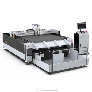 AOL Yüksek Hızlı Ağır Hizmet Tipi Kendinden Yapışkanlı Vinil Etiket Oluklu Karton CNC Bıçaklı Kesim Makinesi Plotter Besleme Silindiri İle - Product Image 2