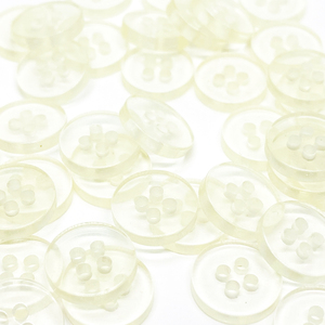 Nút nhựa trong suốt chất lượng cao cho áo sơ mi 4 lỗ phong cách đơn giản vật liệu thân thiện với môi trường - Product Image 4