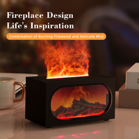 Nouveau diffuseur d'aromathérapie intelligent à effet de flamme 3D, humidificateur sans eau, diffuseur d'huiles essentielles
