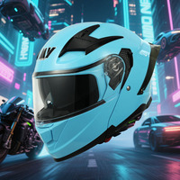 Casque de moto modulaire intégral unisexe de haute qualité en ABS avec double visière certifié ECE conforme à la norme DOT pour toutes les saisons
