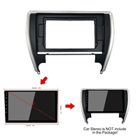 TK-YB Panneau de voiture 10,1 pouces pour Toyota Camry 2015-2017 Accessoires intérieurs Adaptateur de couverture Installation de l'autoradio Cadre de tableau de bord