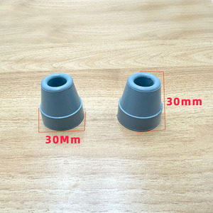 Patins de canne de 30 mm antidérapants et résistants à l'usure pour support de bâton de marche - Product Image 1