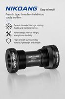 Support de pédalier de vélo OEM 68 mm-73 mm pour VTT et vélo de route, noir et rouge, pièces de rechange pour vélo
