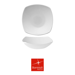 Piatto Fondo Quadrato in Vetro Bianco <span class=keywords><strong>Bormioli</strong></span> <span class=keywords><strong>Rocco</strong></span> Eclissi 21,3 x 21,3 cm per Ristoranti, Catering, Forniture Alberghiere, Vendita all'Ingrosso - Product Image 4