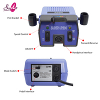 Máquina Profesional de Manicura Sunkin de 25000 rpm, Taladro de Uñas Eléctrico sin Escobillas, Pulidora Portátil para Uñas de Gel, para Salón de Belleza