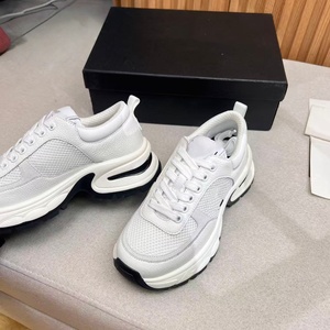 Luxury Brand Designer Lace-up Closed Toe Casual Shoes Mesh Upper Thick-<b>soled</b> Lightweight Running & Sports - Product Image 6