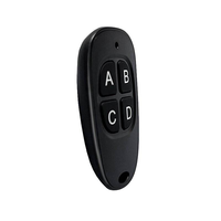 Télécommande Duplicatrice 433 MHz à 4 Boutons avec Coque ABS pour Portes de Garage – Contrôle à Distance Face-à-Face