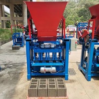 Chine Offre Spéciale petite échelle ciment béton cendres volantes finisseur verrouillage brique bloc faisant la machine prix