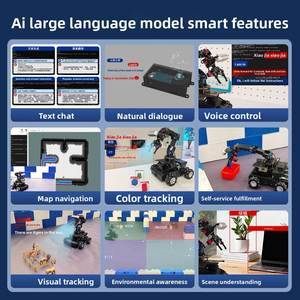 Bras robotique en peluche Raspberry Pi 5 avec vision profonde, navigation par cartographie SLAM, IA, grand modèle, voiture robot ROS2 C2 pour 0-3M - Product Image 3