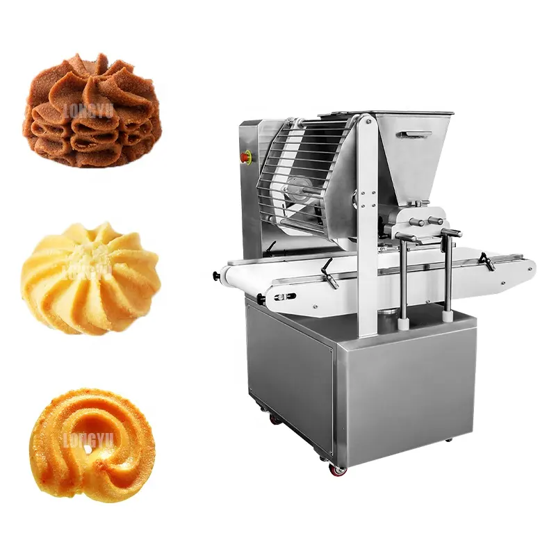 Großhandel kommerziellen automatischen Keks Kuchen Einleger Herstellung Maschine Keks Linie Maschine Produktions linie