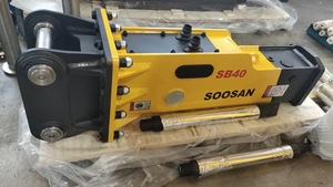 SOOSAN Disjoncteur Hydraulique Modèle SB40 Boîte Type Silence Circuit Marteau pour mini pelles pelleteuses chargeuses skid steer loader - Product Image 4