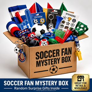 Coffret Mystère 2026 pour Supporters de Football – Pack Cadeau Personnalisé pour Fans de Football avec Accessoires Aléatoires pour Fêtes – Vente en Gros pour Boutiques de Cadeaux - Product Image 3