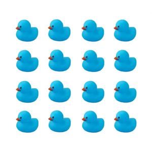 Whole Sale Custom Logo Blue Mini Rubber Ducks <b>Bath</b> Duck Toys That Squeak Baby Shower Toy & Party Decoration for Toddlers - Product Image 2