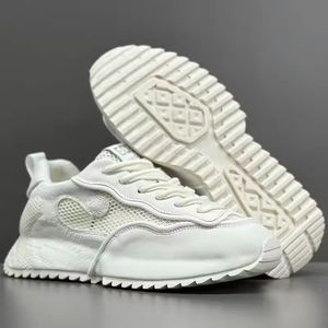 Zapatos de Moda con Cordones para Hombre de Talla Grande, Cómodos para Caminar en Todas las Temporadas, Diseño de Estilo Americano con Entresuela Suave para Correr - Product Image 2