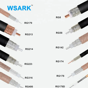 Câble coaxial RF WSARK 50 ohms à faible perte <span class=keywords><strong>LMR200</strong></span> LMR400 avec conducteur en cuivre pour projet de couverture de réseau sans fil - Product Image 6
