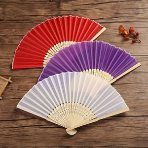 Éventail Pliant Portable en Bambou de 21 cm, Vente en Gros, Logo Personnalisé, Cadeau de Mariage, Décoration Peinte Écologique, Livraison Immédiate - Product Image 2