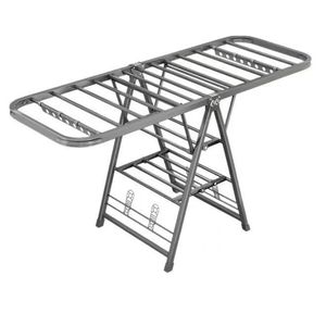 Folding Clothes <b>Drying</b> <b>Rack</b> X Type Rectangle Standing Mobile For Home Balcony Indoor Outdoor Use - Product Image 1