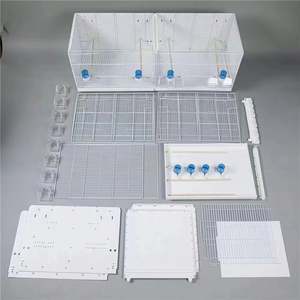 <span class=keywords><strong>Jaula</strong></span> Metálica Apilable <span class=keywords><strong>para</strong></span> Cría de Aves - <span class=keywords><strong>Jaula</strong></span> Grande y Resistente <span class=keywords><strong>para</strong></span> Loros con Bandejas Extraíbles, <span class=keywords><strong>Canarios</strong></span>, Agapornis - Product Image 5